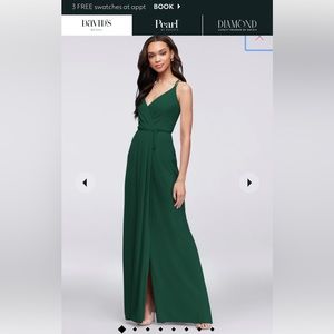 David’s Bridal Georgette Bridesmaid Dress sz 6